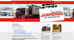 Desktop Screenshot of fr.jasperse-transport.nl